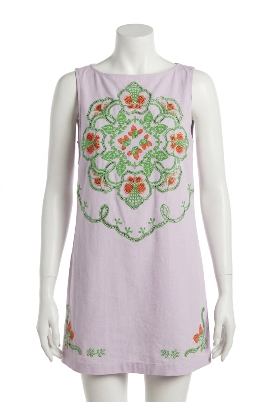NEW FREE PEOPLE electric garden mini dress in lavender